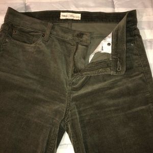 Gap Corduroy Green Pants